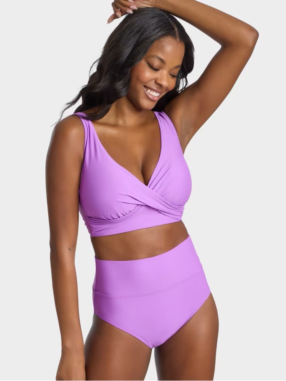 SUNSETS Hannah Fold-Over High-Waist Bikini Bottom